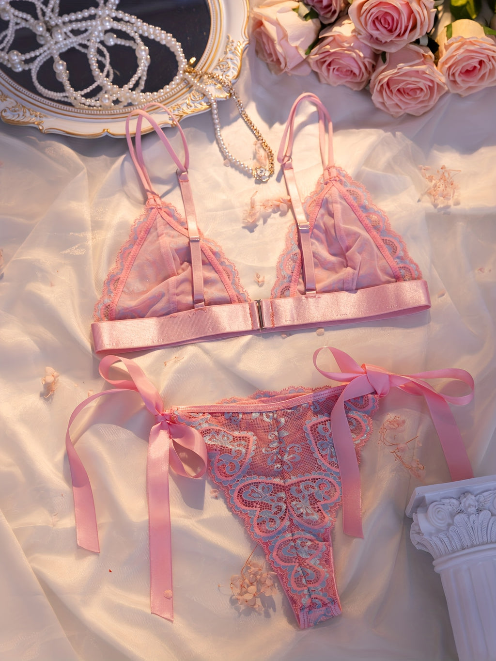 19341 ID-263 Conjunto lenceria 2 Pzas