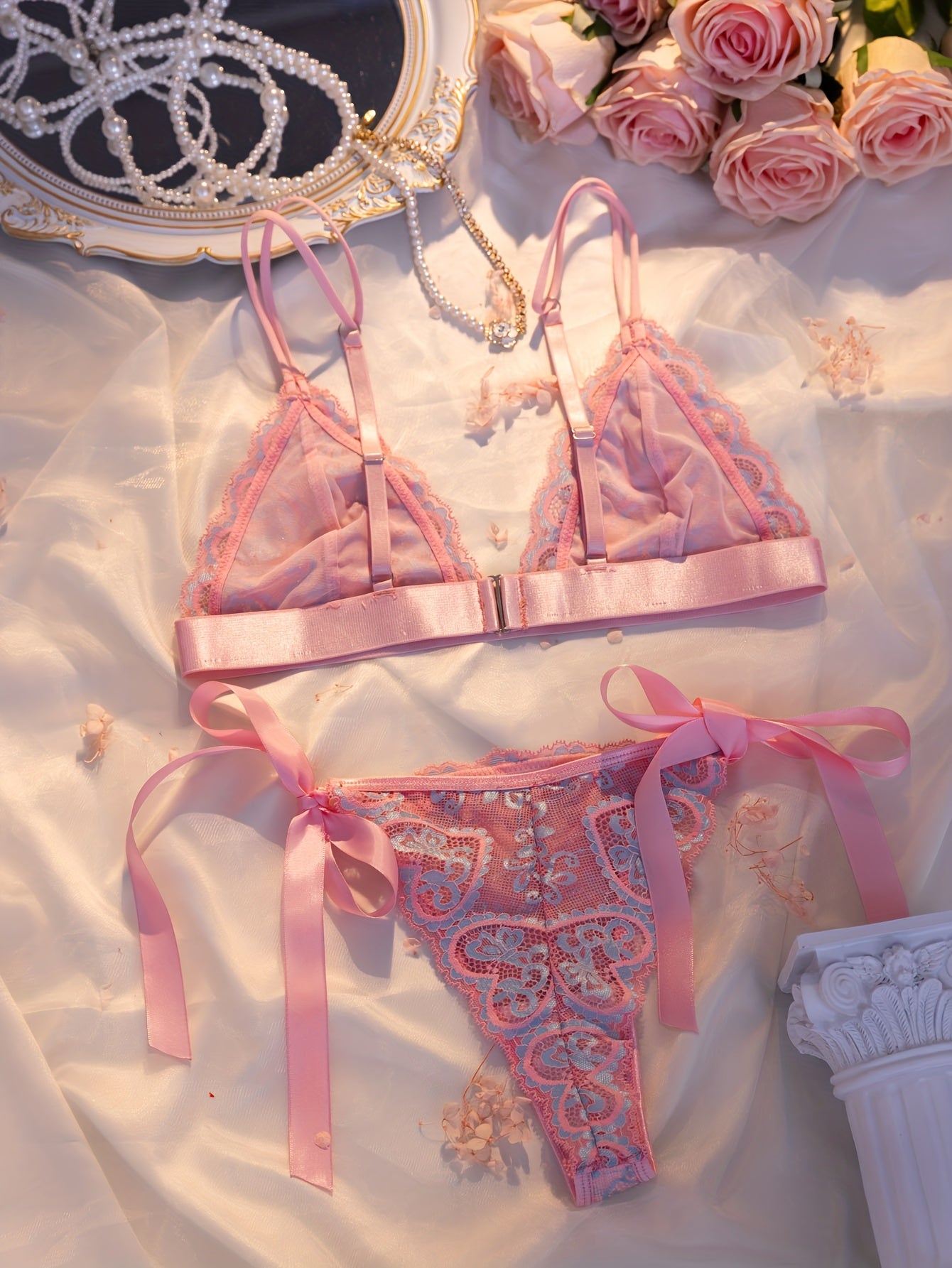 19341 ID-263 Conjunto lenceria 2 Pzas