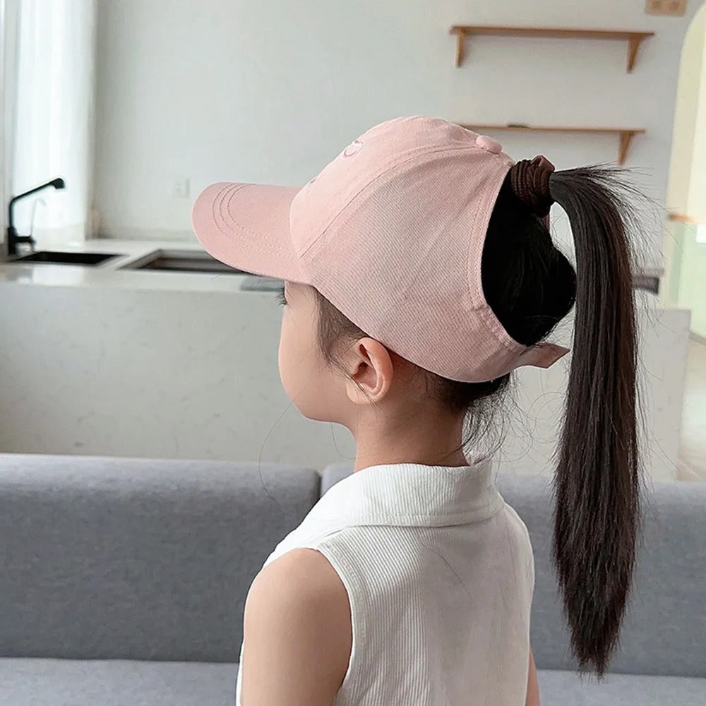 16280 1c-028 Gorras de béisbol con lazos para niños