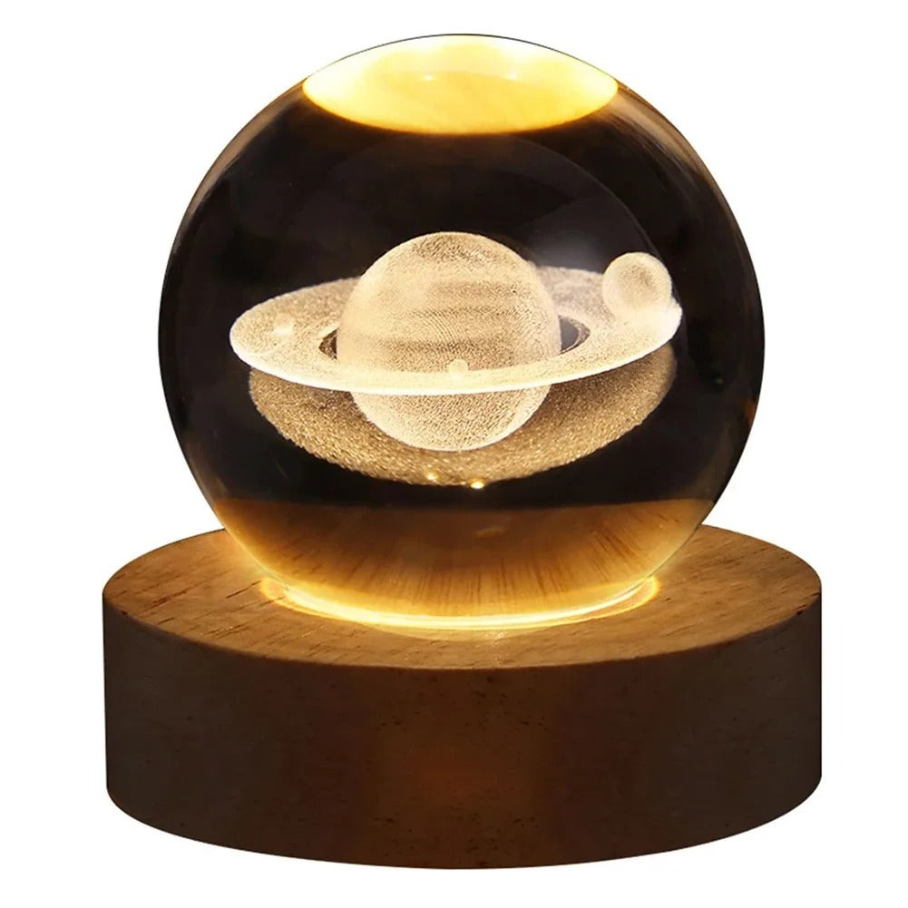 16633 1a-05-10 Lámpara de bola de cristal 3D 1 Pza