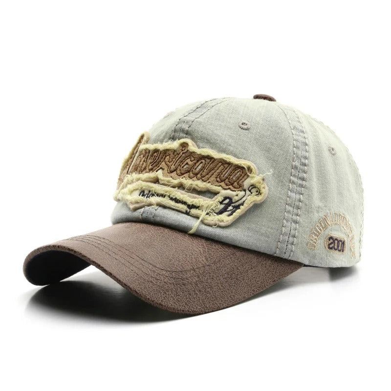 15810 1t-010 Gorra de béisbol con bordado de letras