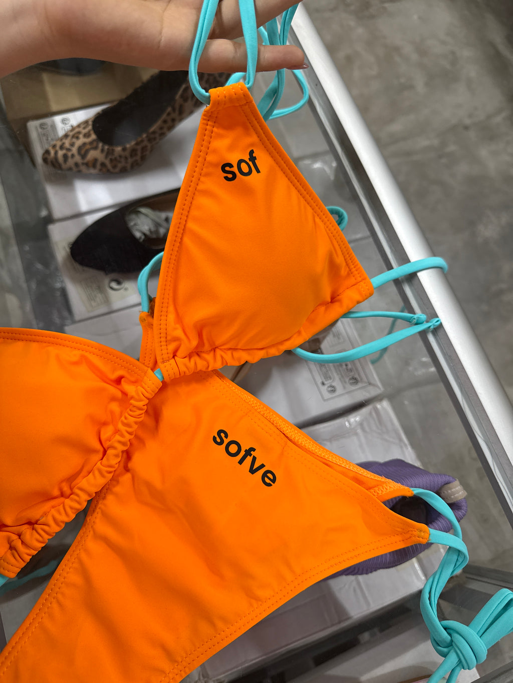 19439 id-117 Bikini triángulo con doble tira 2 Pzas