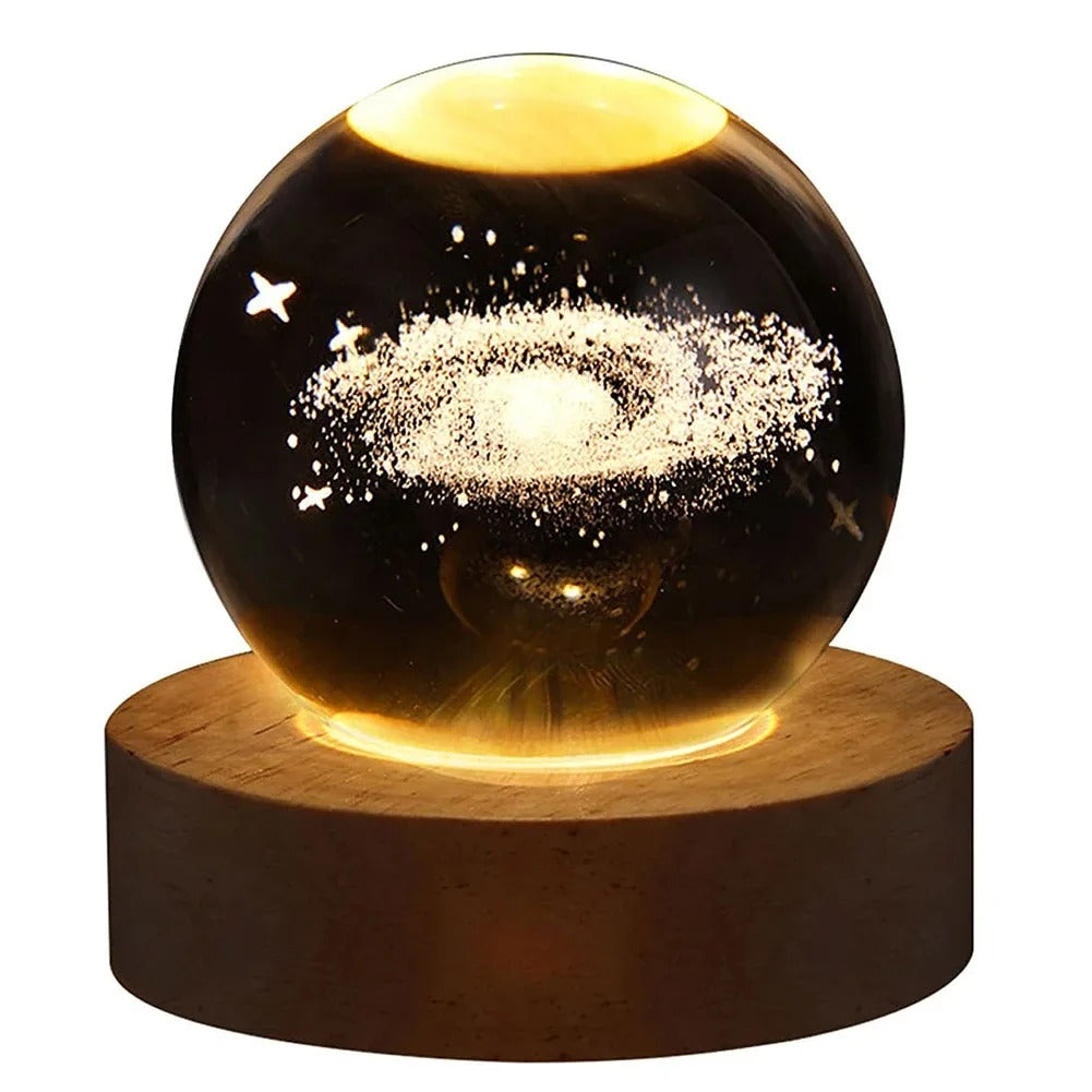 16633 1a-05-10 Lámpara de bola de cristal 3D 1 Pza