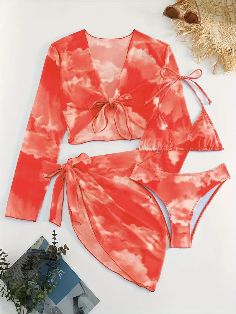 19143 1a-003 Conjunto Traje de baño 4 Pzas