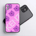 6507 2t-014 Funda de teléfono translúcida esmerilada
