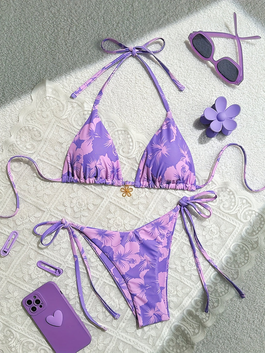 19632 ID-301 Bikini Floral 2 Pzas