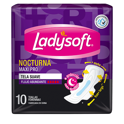 16559 1c-004 LadySoft nocturna Maxi Pro 10 unidades