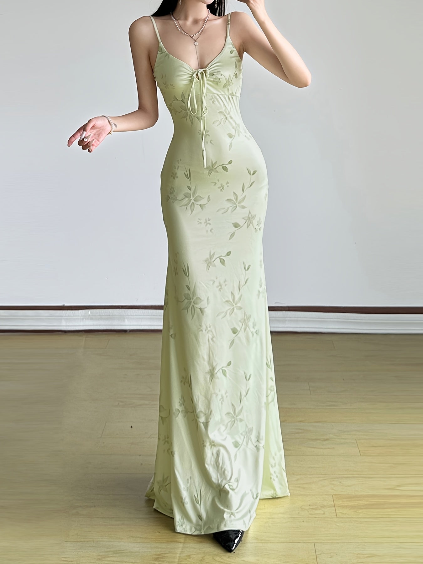 19499 1a-053 Vestido largo sin mangas 1 Pza