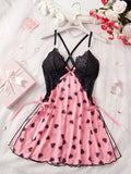 19554 1a-001 Vestido de dormir sexy con escote en V 1 Pza