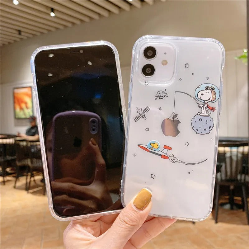 12726 2t-014 Funda transparente snoopy Luna