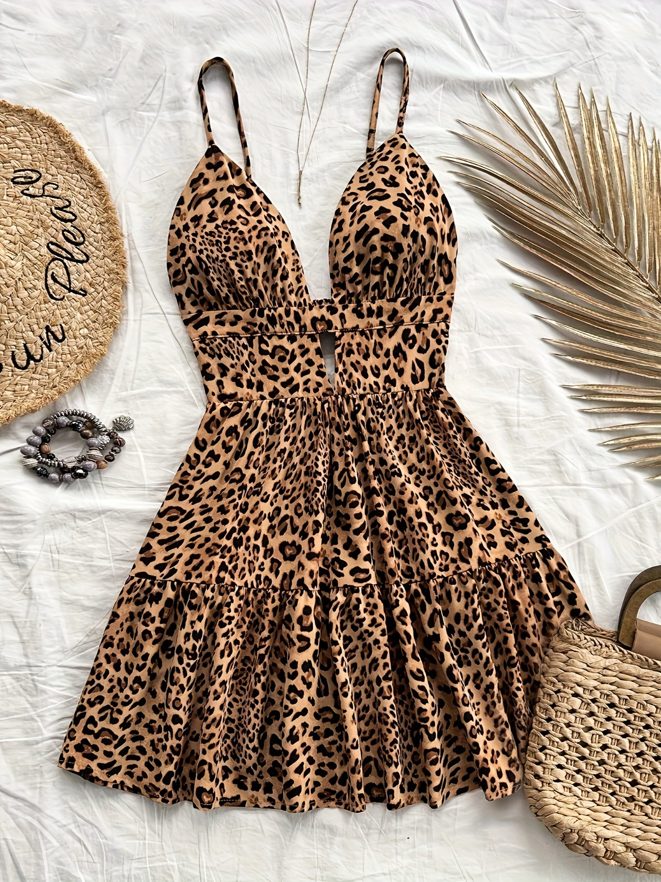 19146 1a-018 Vestido diseño Leopardo 1 Pza