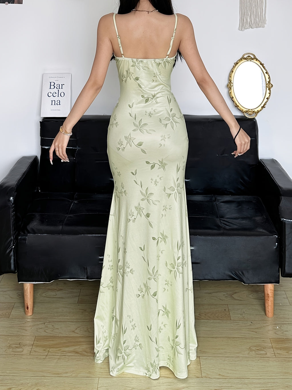 19477 1a-026 Vestido de Flores con Tirantes 1 Pza