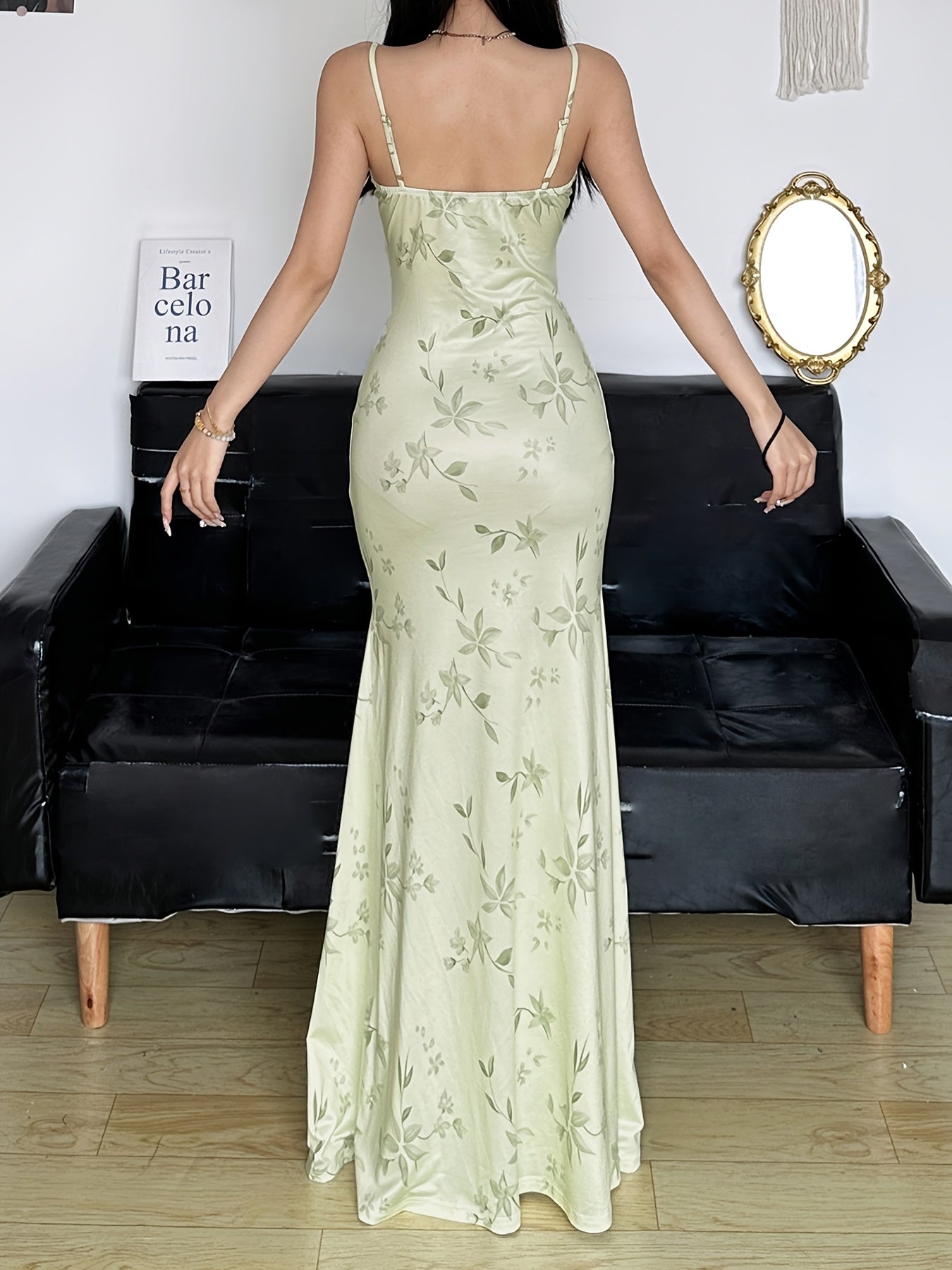 19477 1a-026 Vestido de Flores con Tirantes 1 Pza