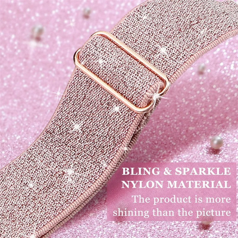 9795 2t-005 Correa una pieza de nailon elástica brillante para Apple Watch