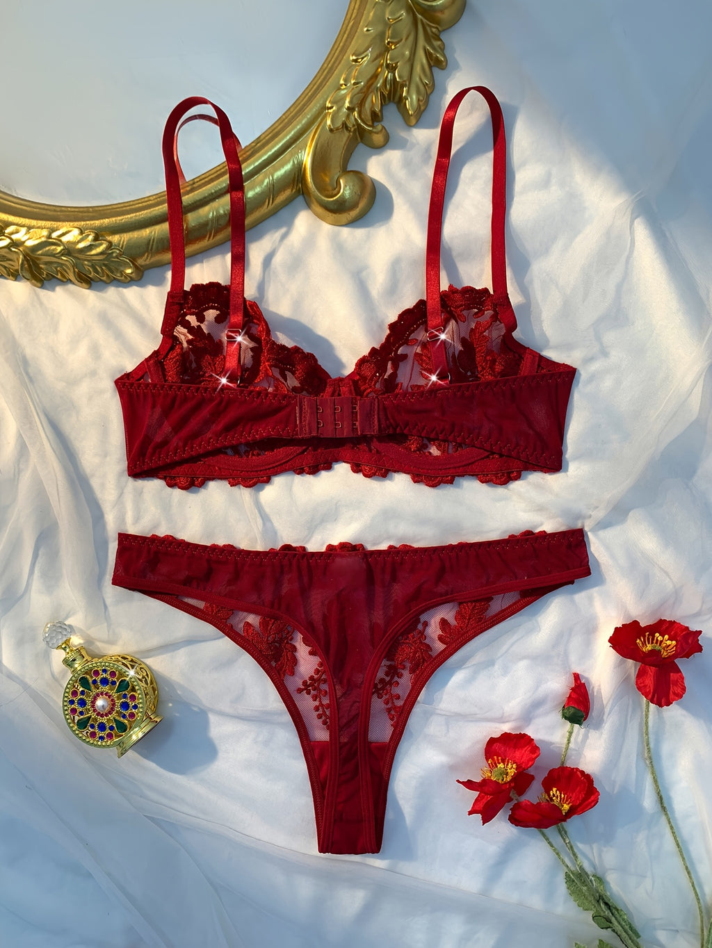 19674 ID-265 Lenceria Encaje  Elegante 1 Pza