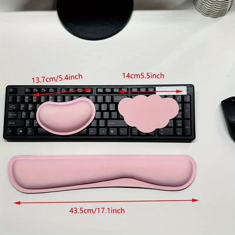 17767 1a-122 Juego Descansos Ergonómicos para Muñecas 3 Pzas