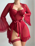 19647 ID-265 Conjunto de lencería sensual 3 Pzas
