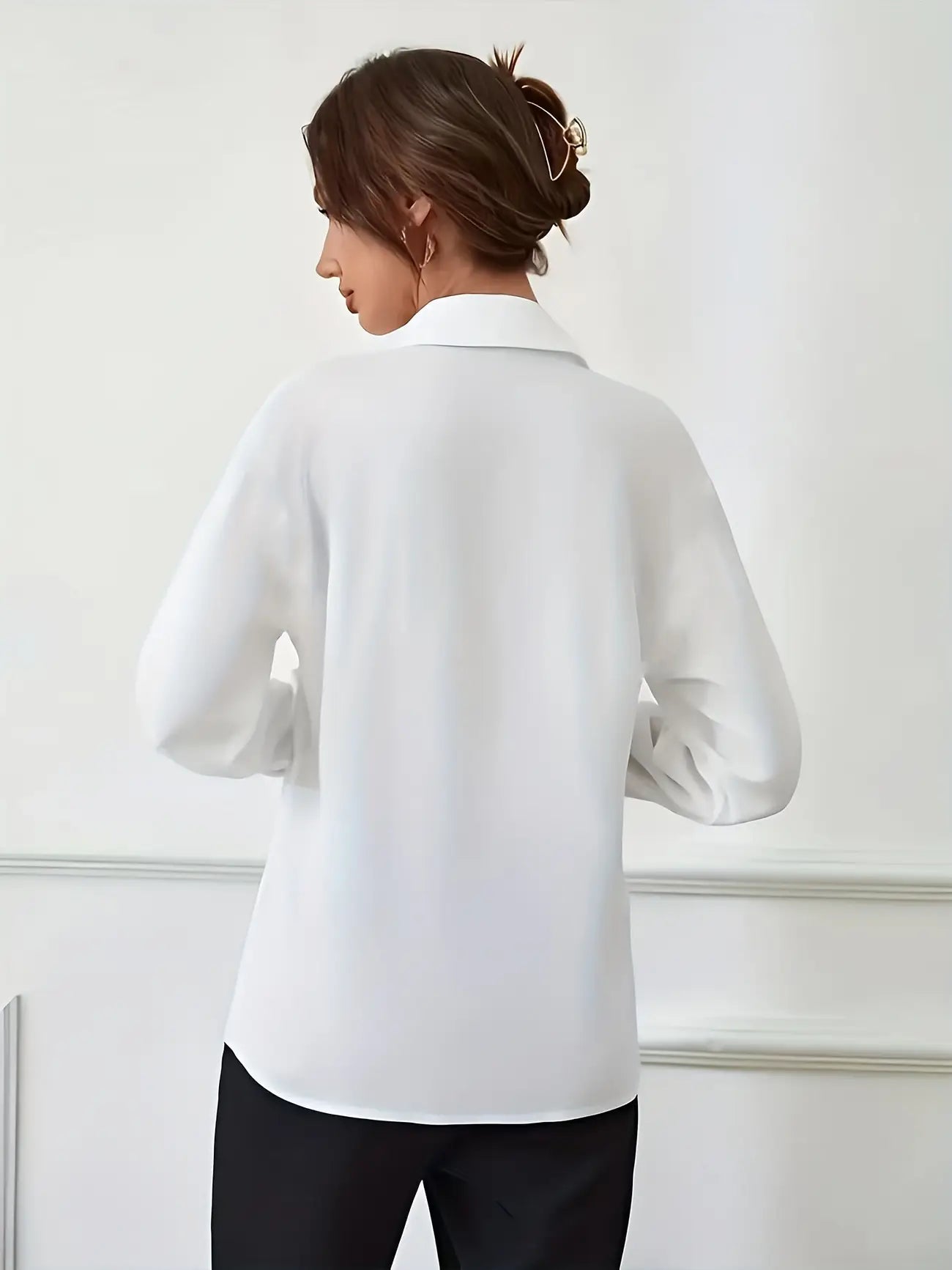 17588 1a-106 Blusa manga larga de poliéster 1 Pza