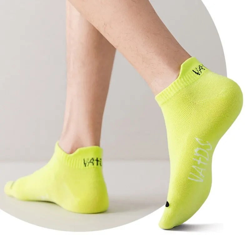 6457 Set 5 pares de calcetines de tobillo de color