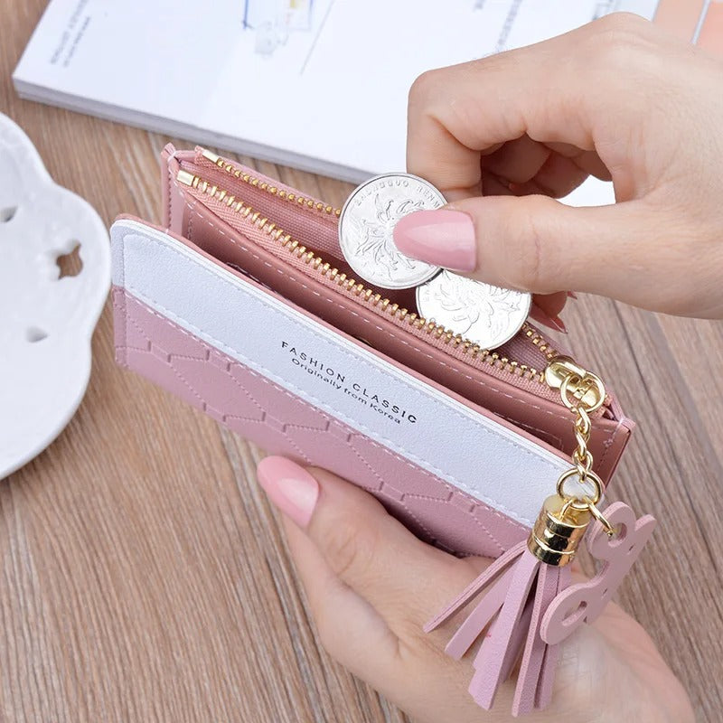 15229 1t-002 Cartera corta de retazos 1 Pza