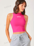 9141 1t-002 Top halter corto unicolor