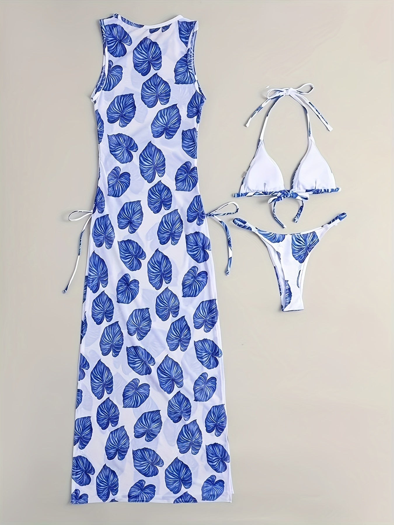 19589 1a-117 Conjunto Bikini Tropical 1 Pza