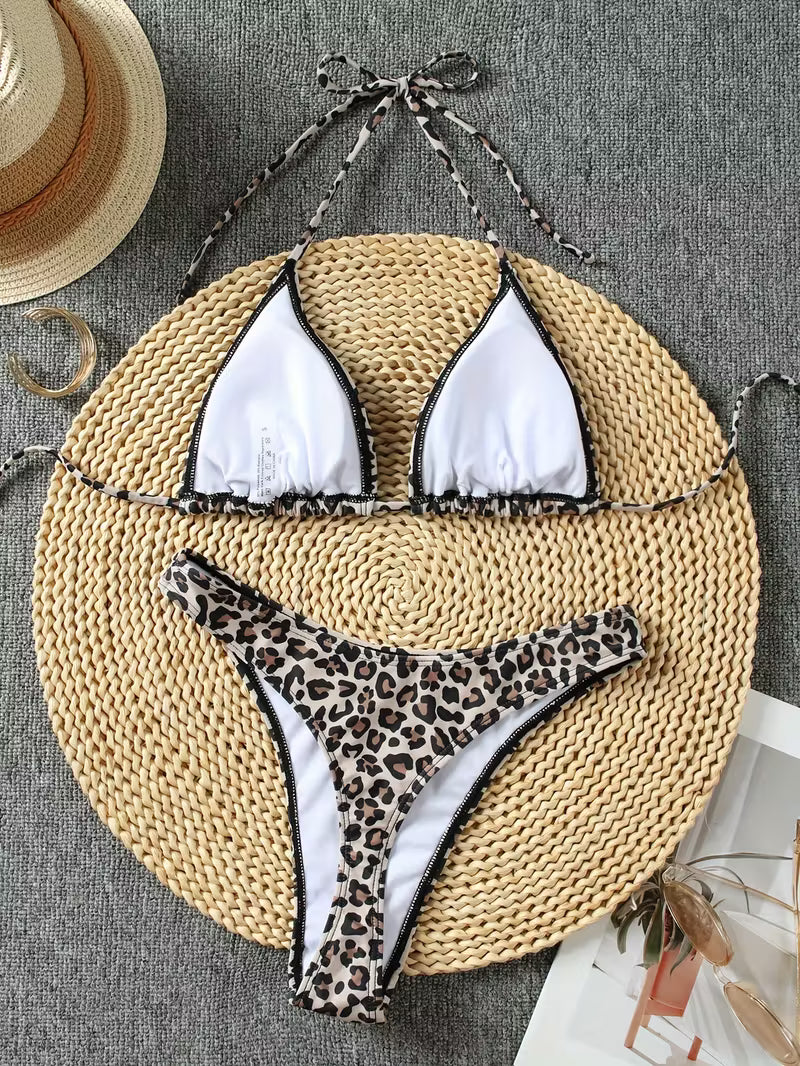 19921 1a-082 Traje de Baño Bikini Sexy de Dos Piezas 2Pzs