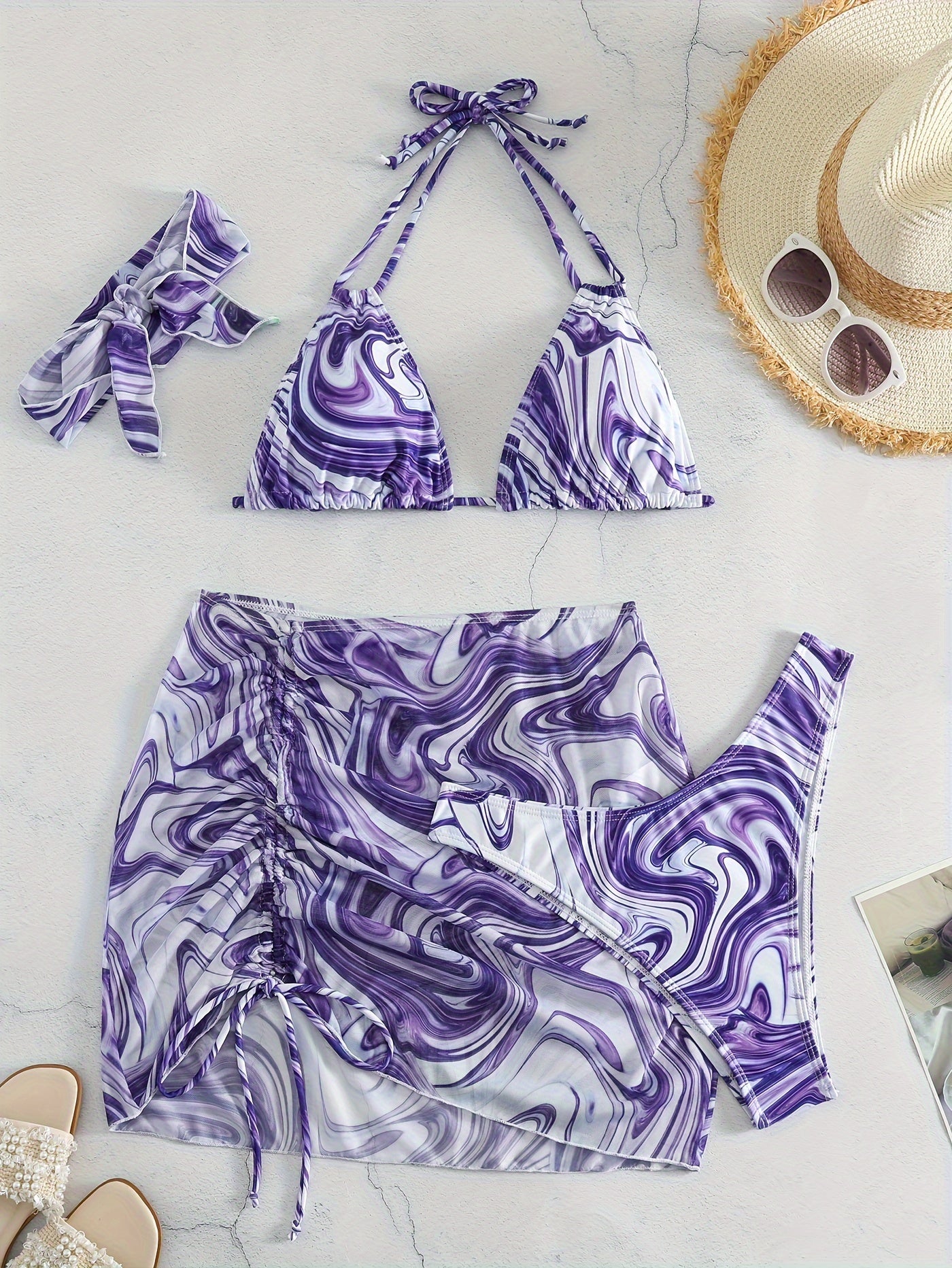 19601 1a-122 Conjunto bikini sexy 4 Pzas