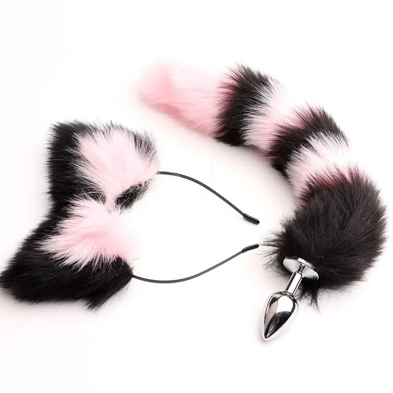 13066 1b-04-18 Set de 2 pzs de diadema y plug