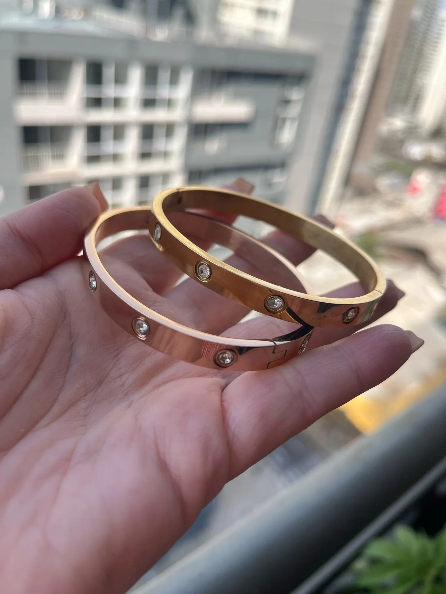 5281 a09-03 Pulsera de acero inoxidable para mujer