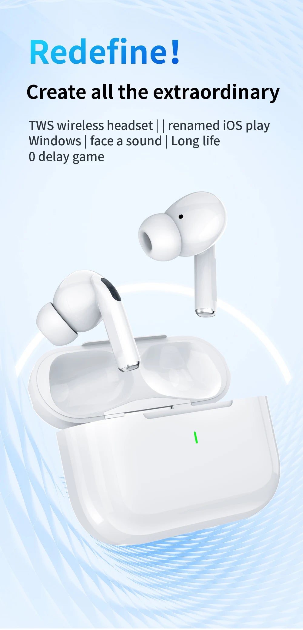 11296 1b-05-04 Imitación Airpods Pro Auriculares inalambricos