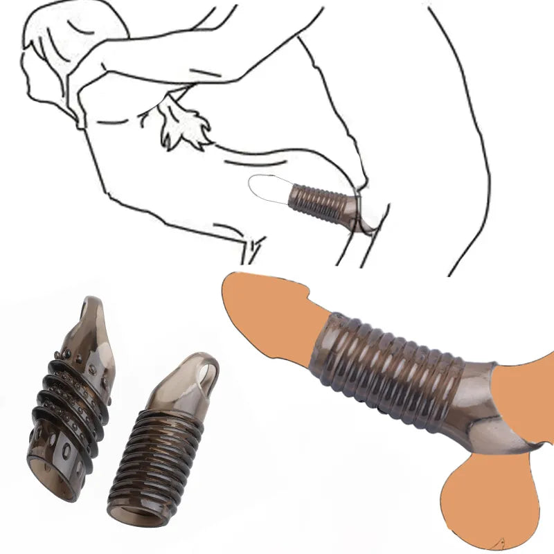 9760 1b-036 Anillo de manga para pene para hombre y parejas
