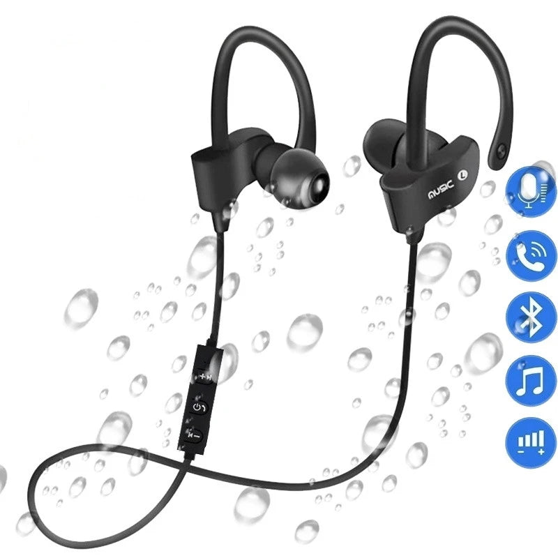 11277 1b-05-04 Auriculares inalámbricos para teléfono móvil, audífonos deportivos con Bluetooth