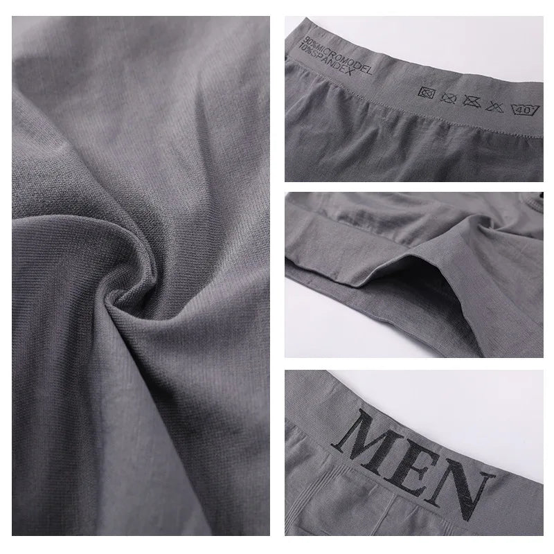 9761 b04-05 Tres piezas Calzoncillos Bóxer transpirables para hombre