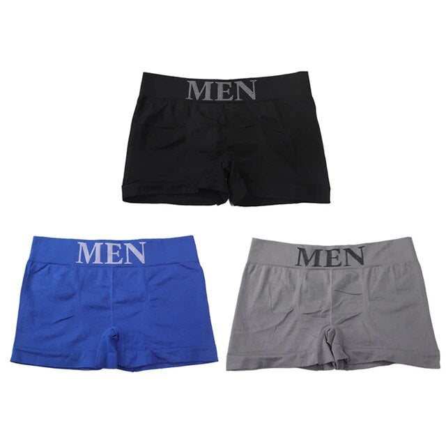 9761 b04-05 Tres piezas Calzoncillos Bóxer transpirables para hombre