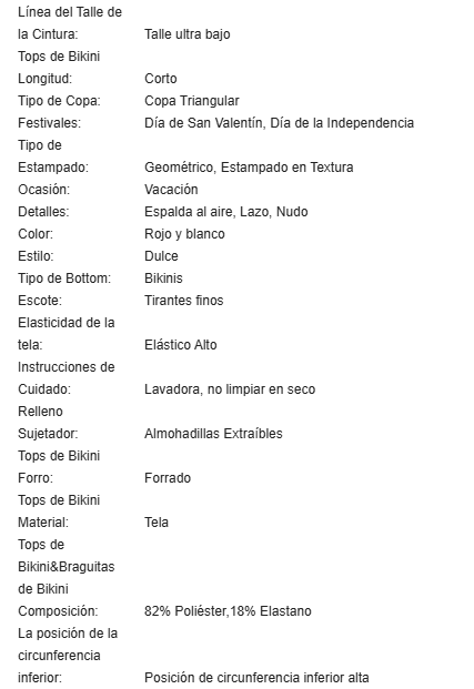 19910 1a-082 Bikini parte superior tipo triángulo de lazo mariposa con volantes y estampado de lunares 2Pzs