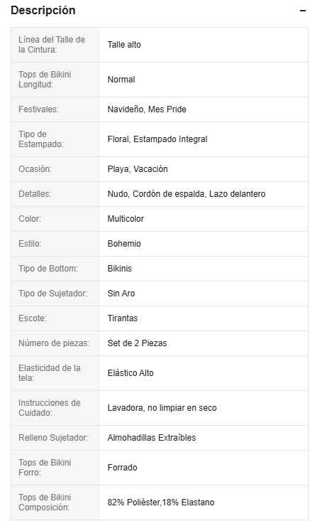 19945 1a-009 Conjunto de bikini de planta tropical con lazo delantero 2Pzs