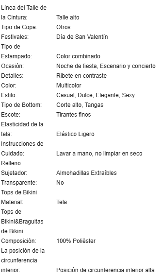 19787 1a-110 Conjunto de bikini con top de punto con parte delantera curva y Bottom de pierna alta 2 Pzs