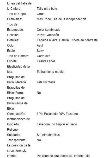 19773 1a-106 Bikini deportivo de dos piezas con ribetes de contraste 2 Pzs