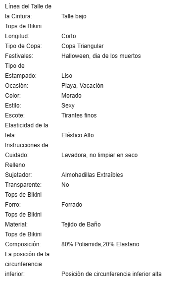 19766 1a-106 Conjunto de bikini triangular con doble tirante 2Pzs