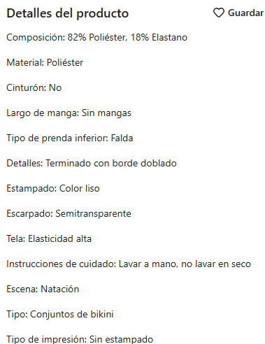 19858 1a-030 Bikini de Moda con Tirantes Bandeau 3Pzs