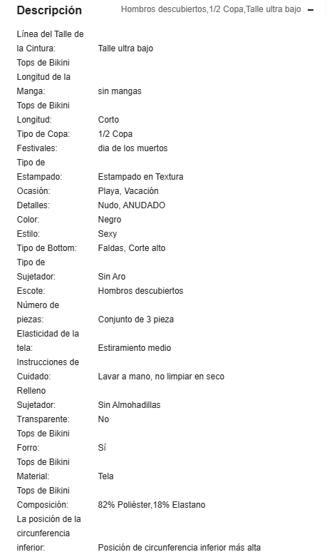 19909 1a-082 Traje de baño tipo tankini con cuello de halter 3PZS