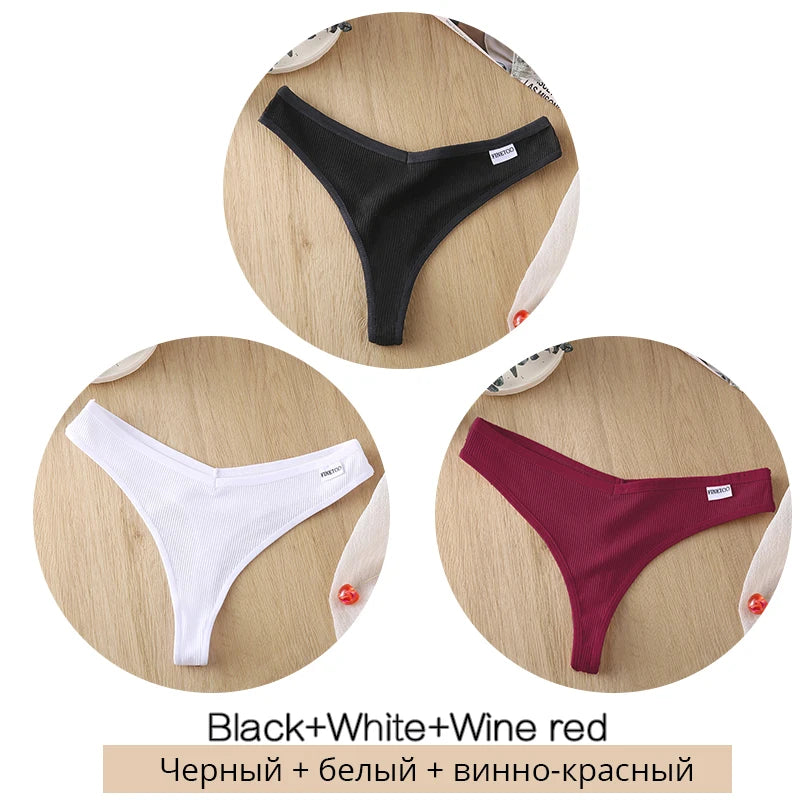 5911 Conjunto de 3 tangas