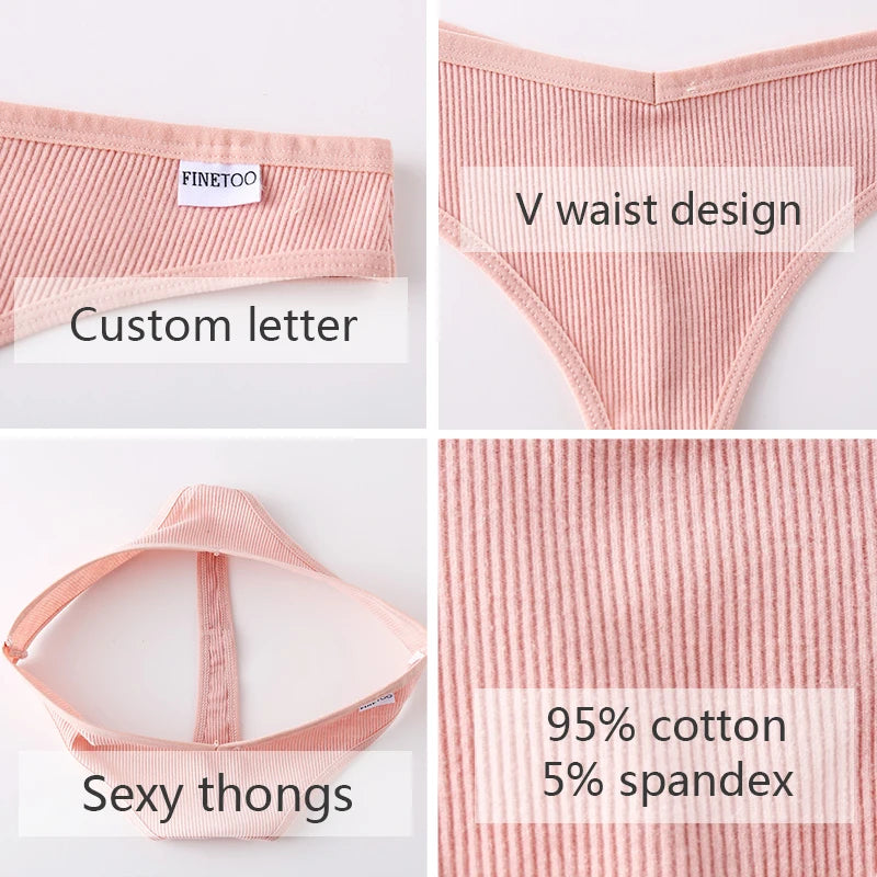 5911 Conjunto de 3 tangas