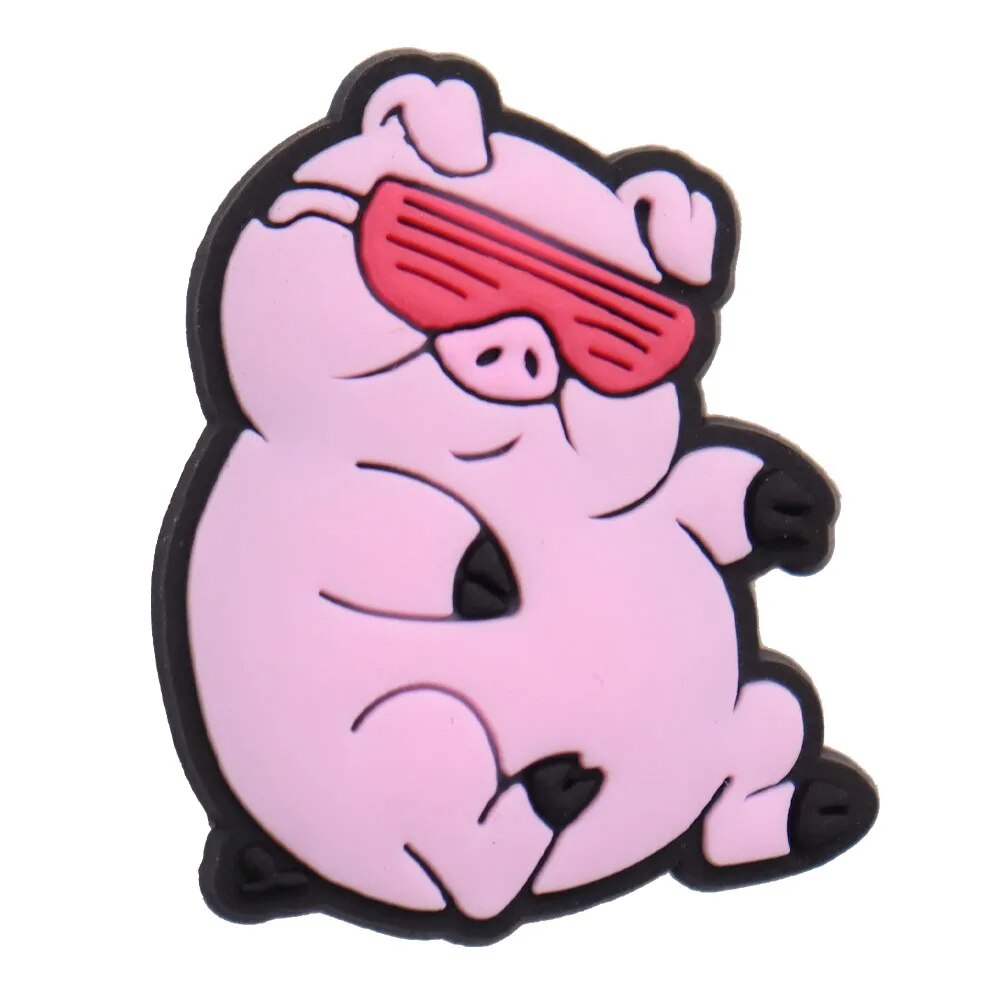 6490 Dijes de PVC con dibujos
