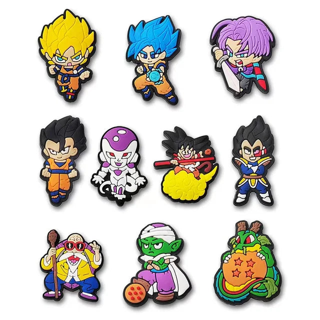 10503 b03-13 Diez Charms - Pines para zuecos de Dragon Ball PVC