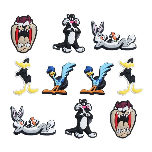 10498 b01-39 Diez piezas pines looney tunes