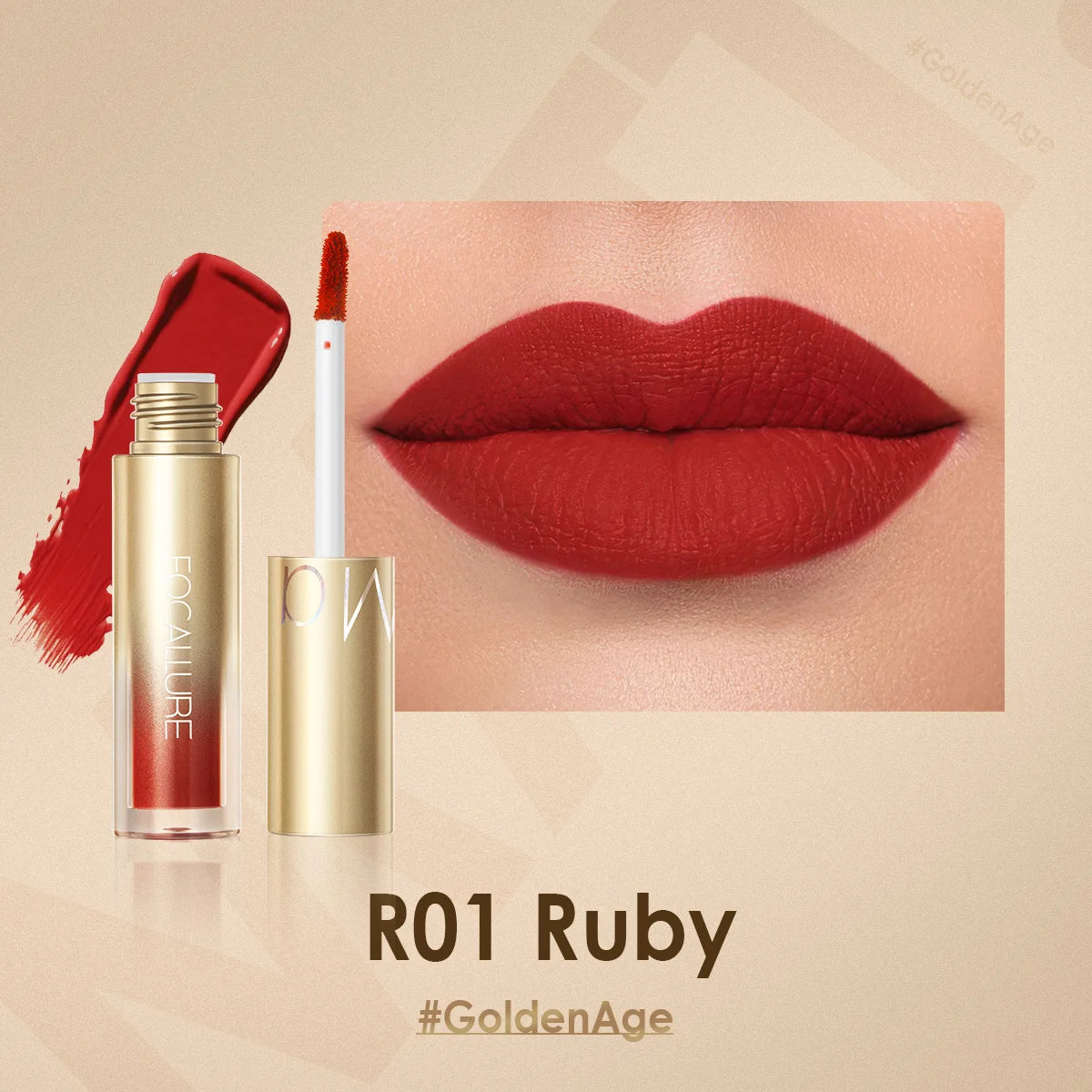5900 1b-054 Lápiz labial líquido mate de terciopelo