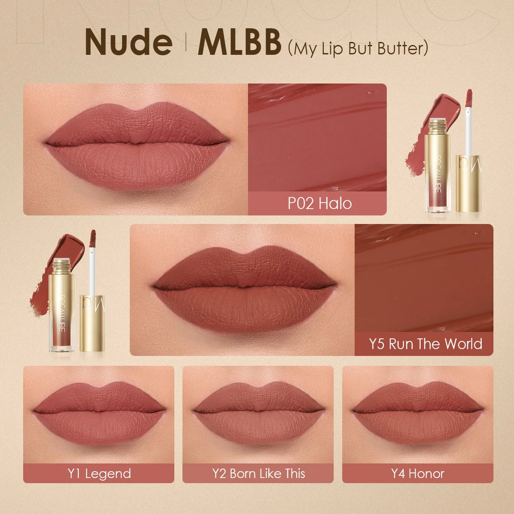 5900 1b-054 Lápiz labial líquido mate de terciopelo