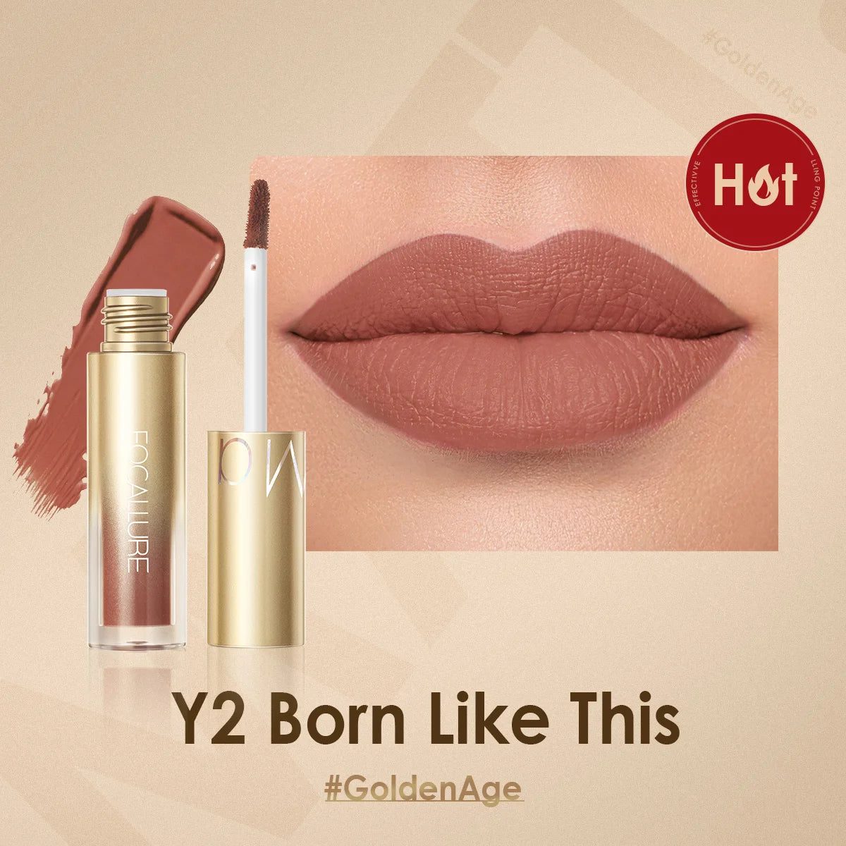 5900 1b-054 Lápiz labial líquido mate de terciopelo